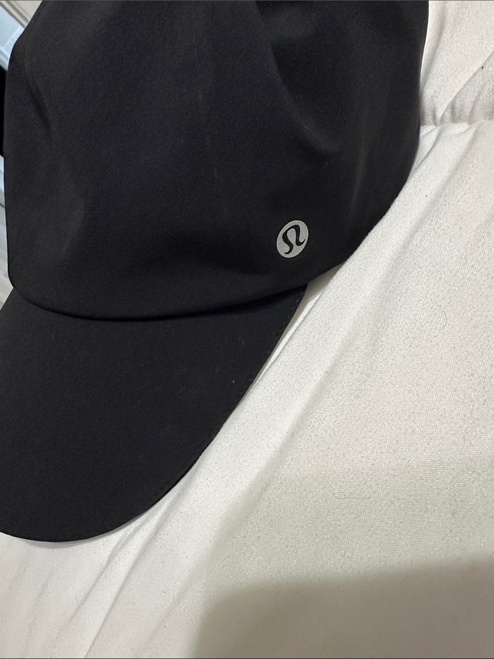 lululemon athletica Black Adjustable Logo Cap